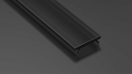 Klosz LUMINES SLIM PMMA czarny 3 m