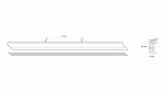 Neon LED Flex 3Y 4x10 140 LED/m 12W/m 24V CW