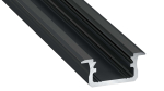 Profil LED LUMINES typ B czarny anodowany 2,02 m