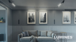 LUMINES GENESIS Lampa zwieszana TUBE 15 W 4000 K czarna