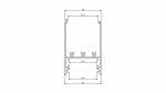 Profil LED LUMINES typ Foldo czarny anodowany 2,02 m