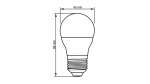 Źródło LED E27 7W G45 Neutralna