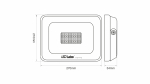 Naświetlacz LED DRAGO 100W NW IP65 SLIM